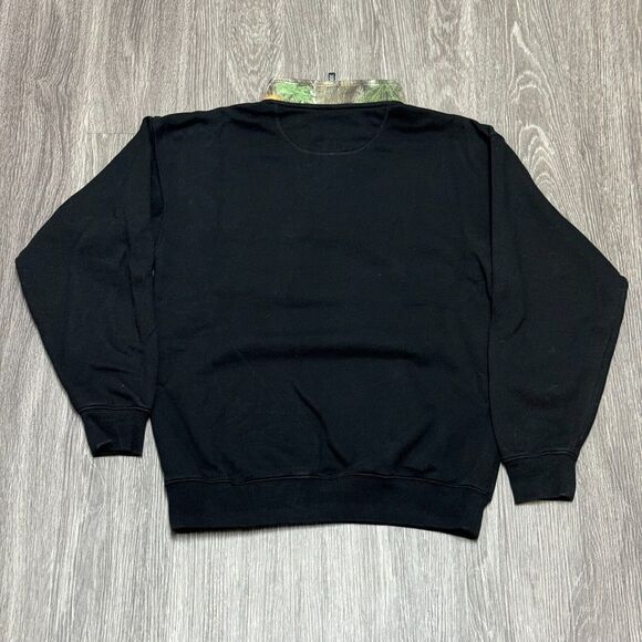 Eddie Bauer EBTEK Asap Worldwide Camo Jacket Mens Small Black Quarter Zip Street - Picture 2 of 8